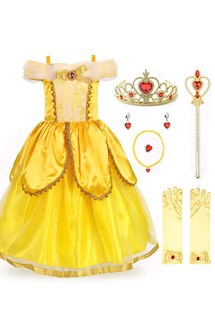 Disfraces infantiles de carnaval bella o princesa