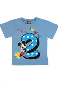 camiseta cumpleaños 2 años micky mouse