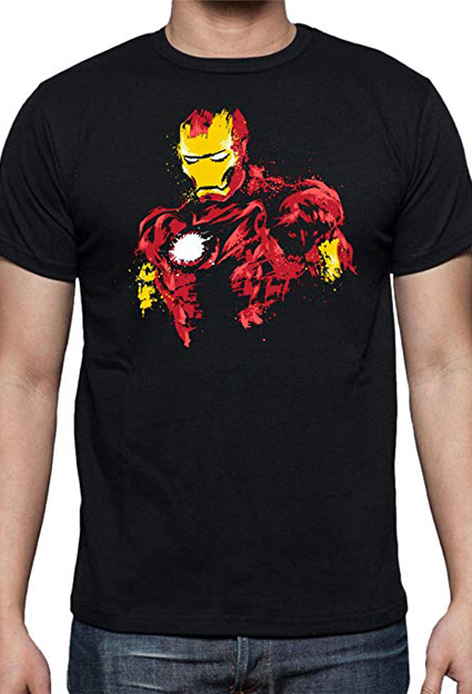 camiseta de superheroe ironman