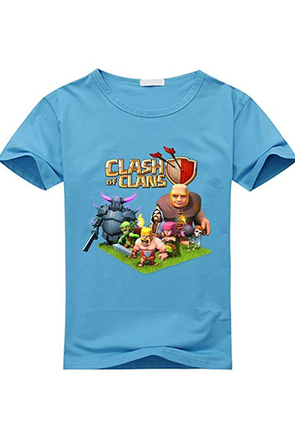 camiseta infantiles de juegos clash
