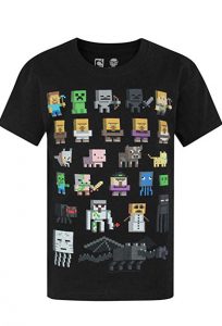 camisetas infantiles de cumpleaños juegos minecraft