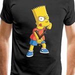 camisetas de dibujos animados bart
