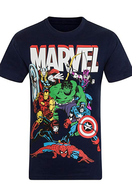 camisetas de superheroe marvel team