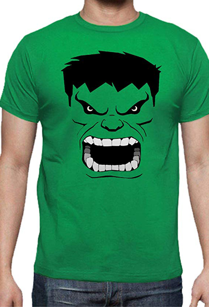 camisetas de superheroes hulk