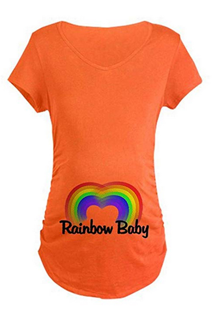 camisetas para papas y mamas naranja