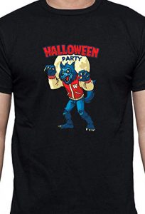 camisetas infantiles de halloween hombre lobo niños