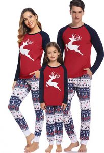 camisetas infantiles de navidades pijamas familia niños
