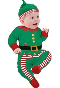 traje duende navidad bebeniños infantil