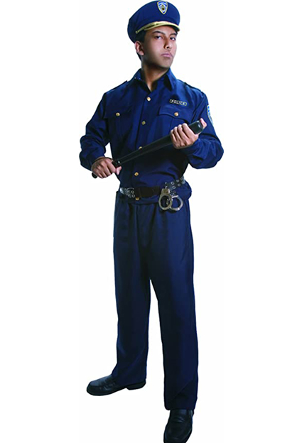 disfraces de carnaval policia hombre