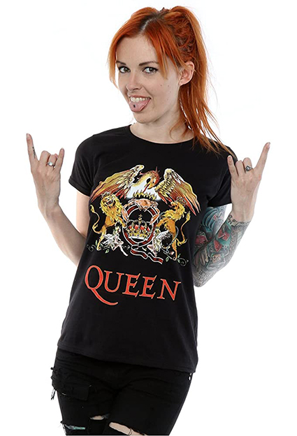 camiseta rock queen chicas