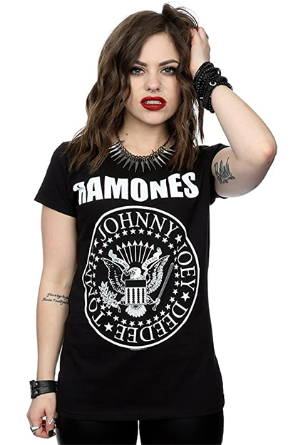 Camisetas de rock the_ramones_chicas