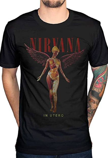 camisetas de rock nirvana