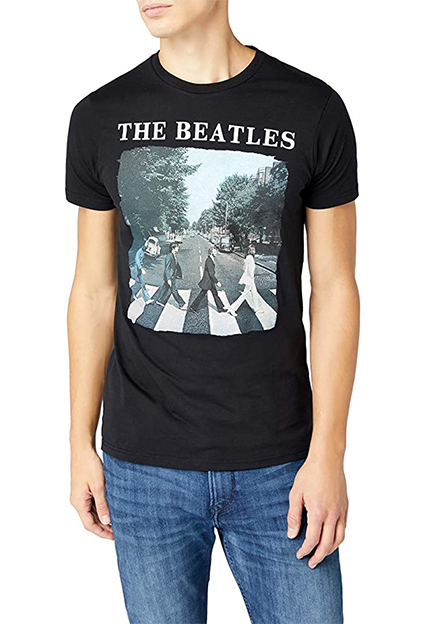 camisetas de rock the beatles chico