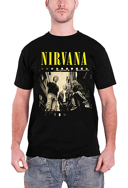 Camisetas de rock nirvana