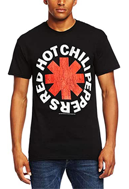 camisetas rock red hot chili peppers