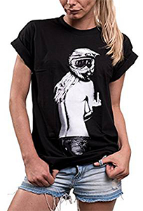 camiseta chica moto