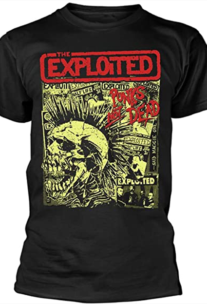 camisetas metal exploited punk
