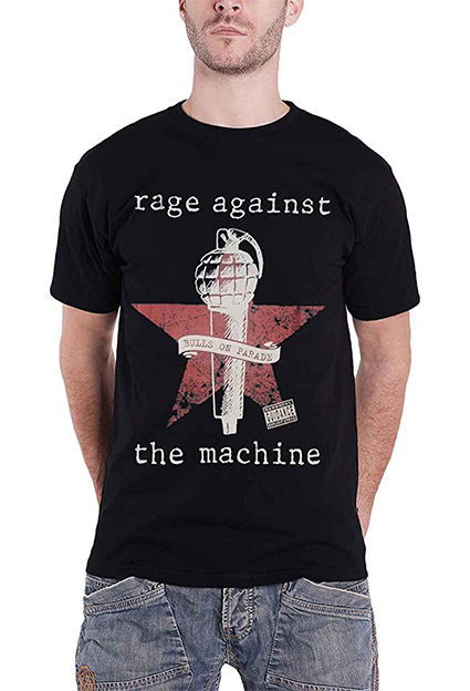 camisetas metal rage against the machine
