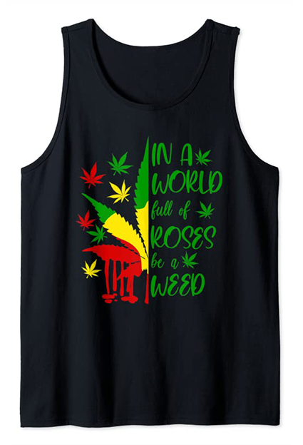 Camisetas de  Reggae weed chicos