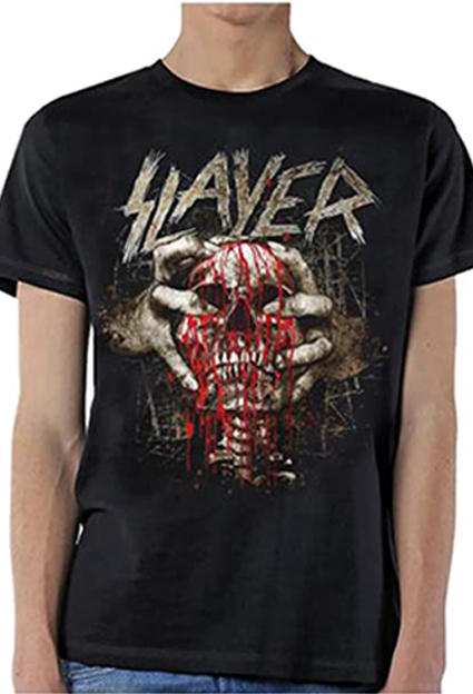 camisetas metal slayer skull