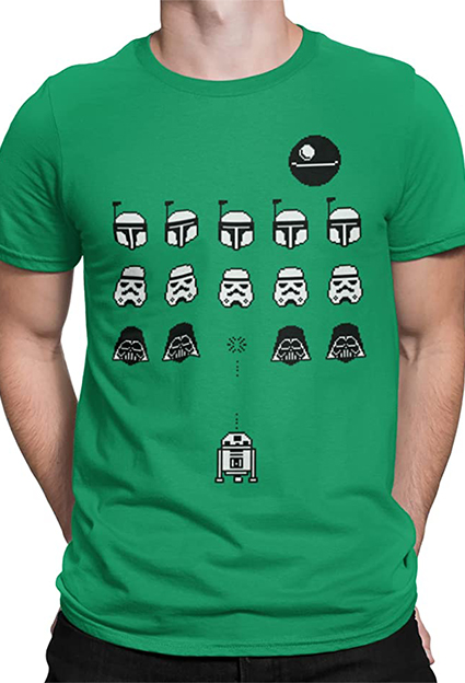 camisetas de peliculas y series Star wars retro copia