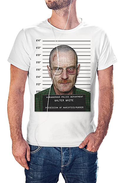 camisetas de peliculas y series breaking bad heisenberg