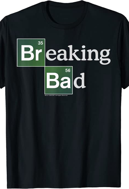 camisetas de peliculas y series breaking bad logo