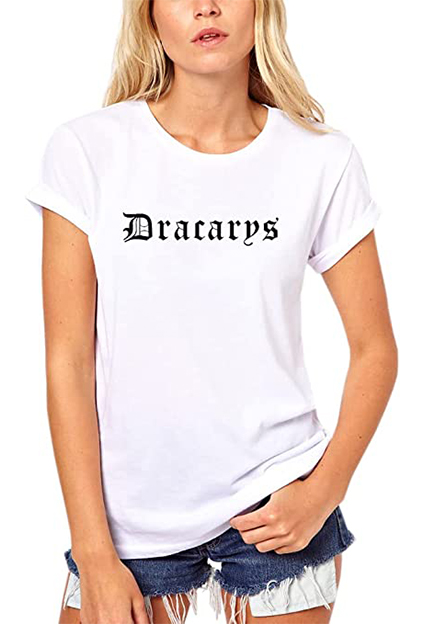 camisetas de peliculas y series juego de tronos drakarys
