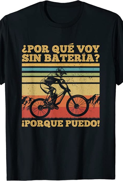 camiseta bicicleta bateria