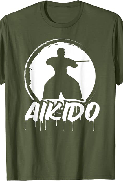 camiseta de artes marciales aikido