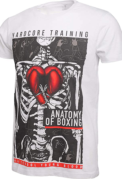 camiseta boxeo anatomia