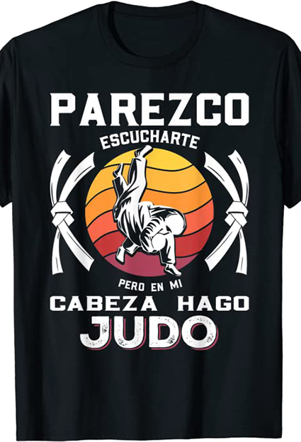 camisetas de artes marciales judo oir