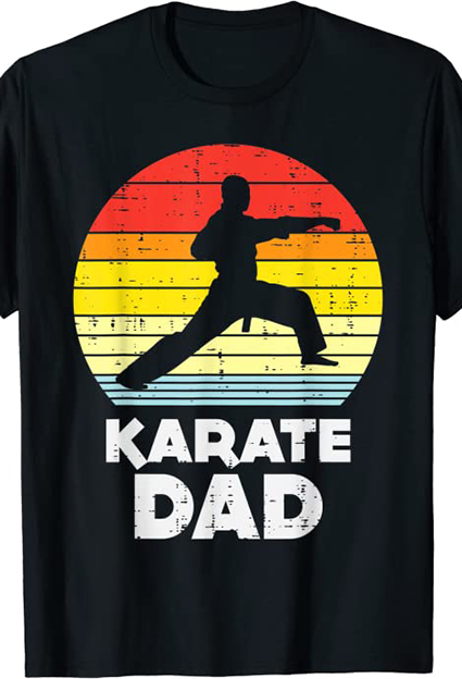 camisetas de artes marciales karate dad