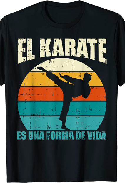 camisetas de artes marciales karate life