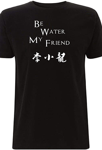 camisetas kung fu bruce lee water