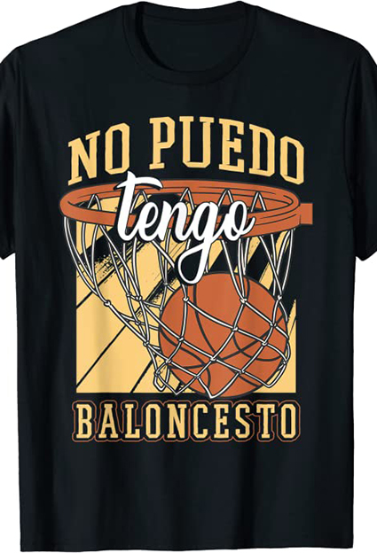 camisetas de baloncesto NBA y balonmano divertidas