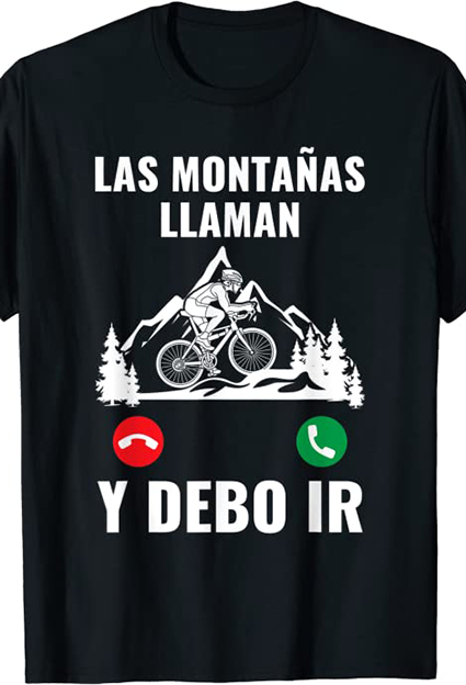 camisetas bicicleta llamada