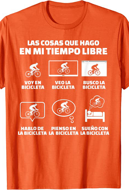 camisetas de bicicletas sueno
