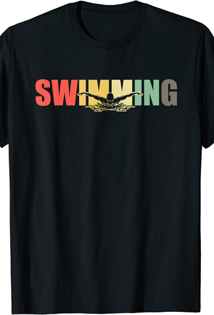 camisetas deportes acuaticos natacion retro