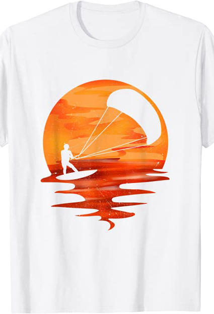 camisetas de deportes kitesurf paddle surf windsurf sunset