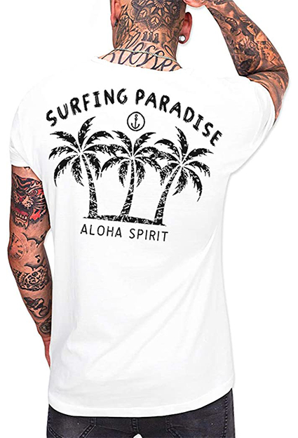 camisetas deportes acuaticos surf paraiso
