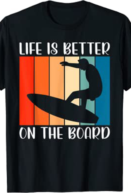 camisetas de deportes surf tabla