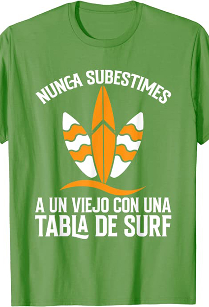 camisetas deportes acuaticos surfing old man