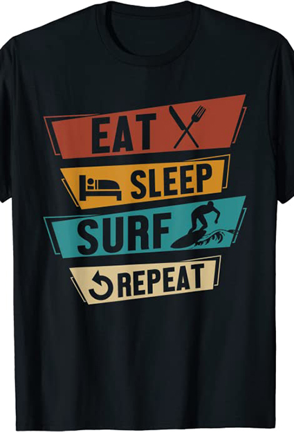 camisetas deportes acuaticos surfing repeat
