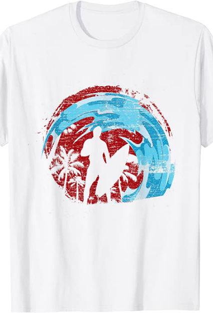 camisetas deportes acuaticos surfing siluet