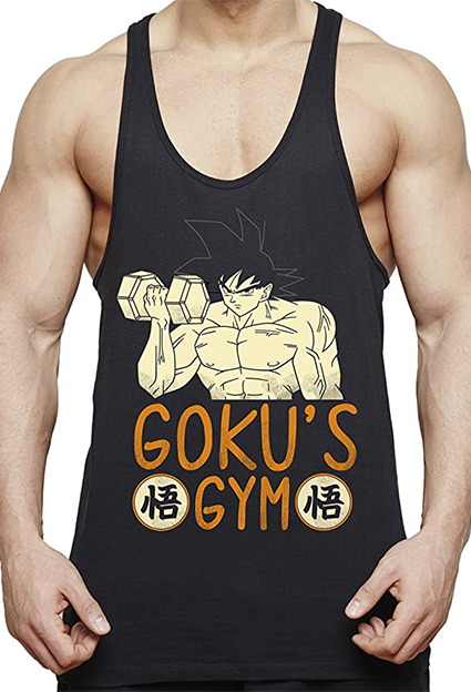 camisetas de gimnasio goku