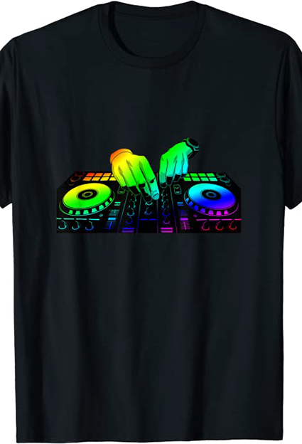 camisetas de musica electronica dj