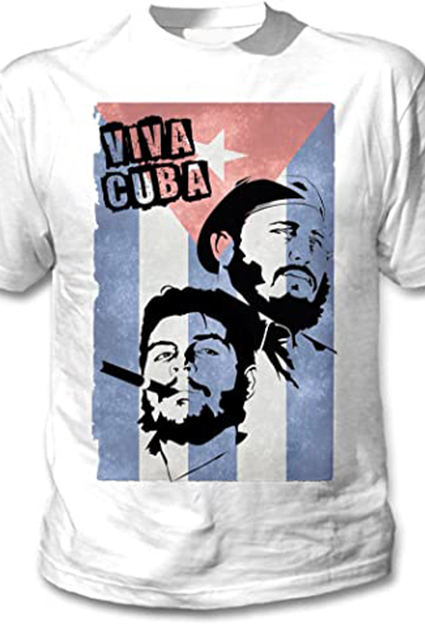 camisetas de personajes famosos che y Fidel