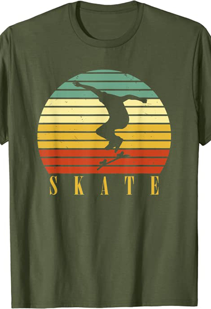 camisetas de skateboard retro