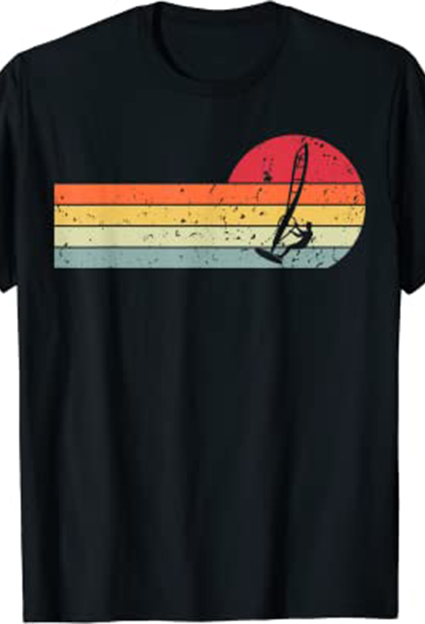 camisetas deportes acuaticos wind surf retro sun